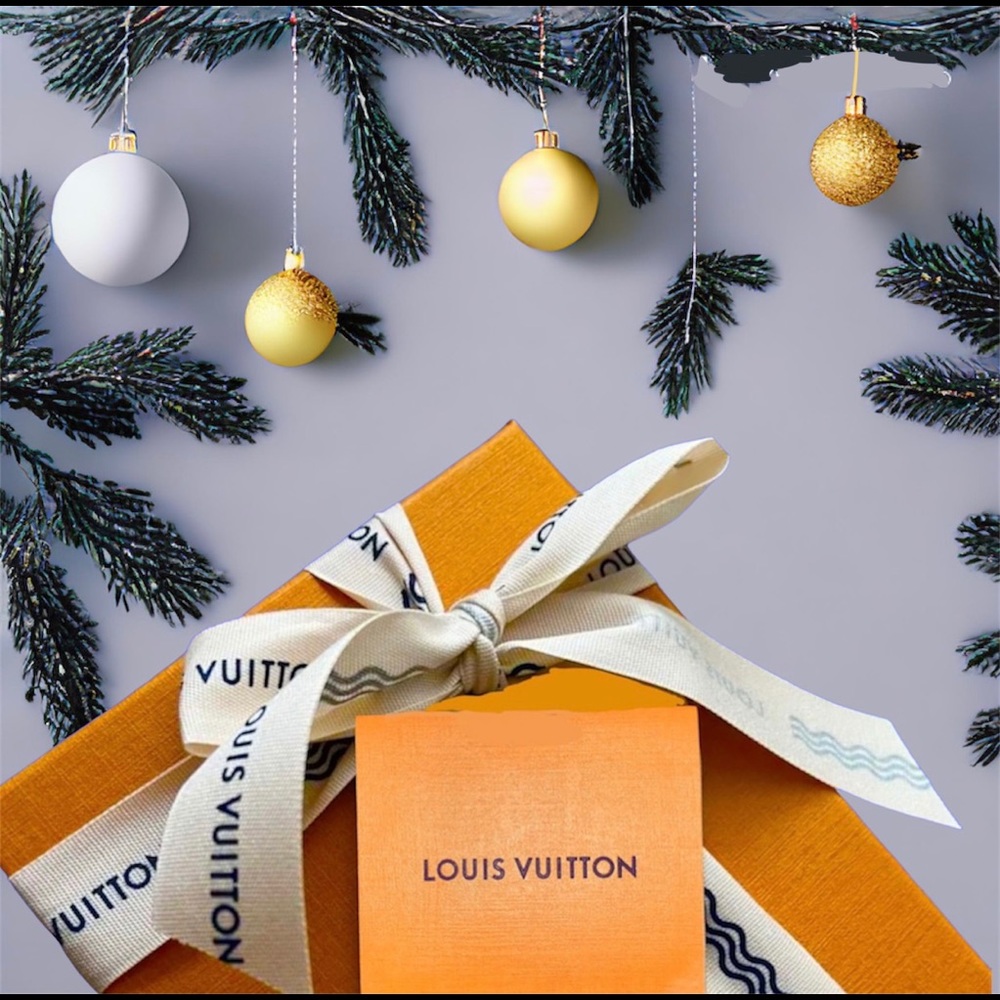 Louis Vuitton Ribbon LV Card Envelope EXTRA LONG Hampton Christmas birthday Gift